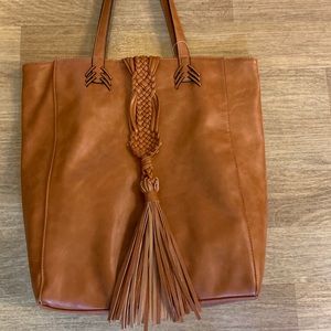 Brown/Tan Tote Handbag